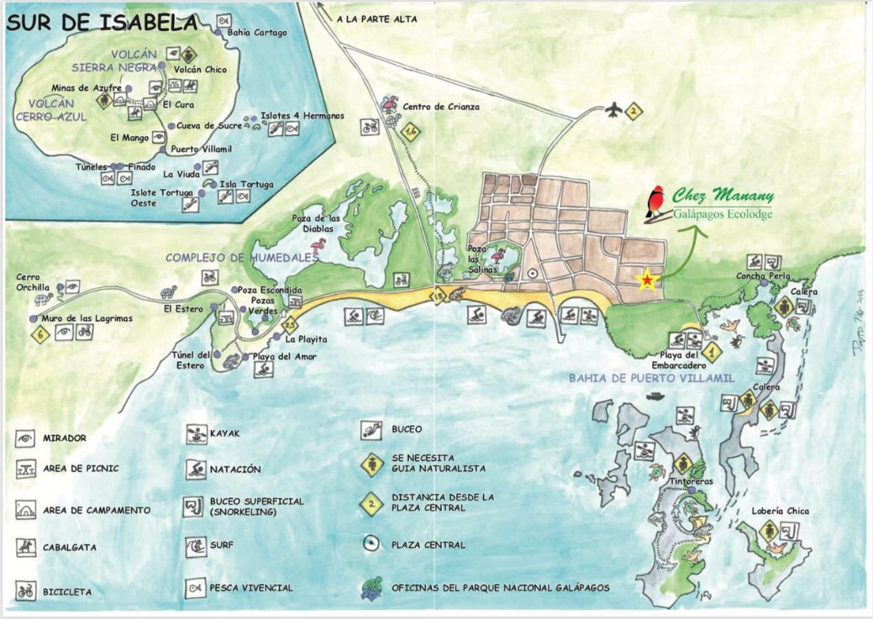Chez Manany Galapagos Ecolodge Puerto Villamil Ngoại thất bức ảnh